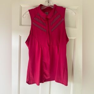 Lucky in Love Golf or Tennis zip tank